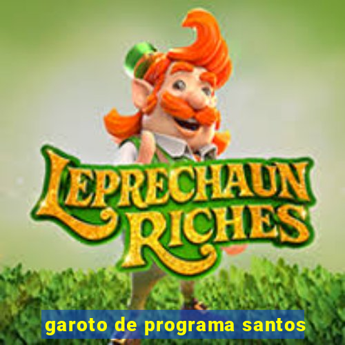 garoto de programa santos